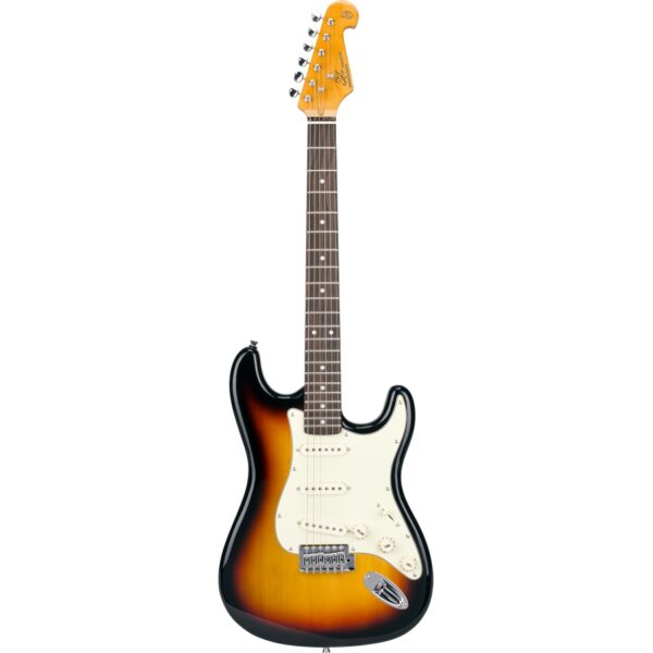 SX Stratocaster Elektro Gitar (3-Tone Sunburst) SST62+3TS